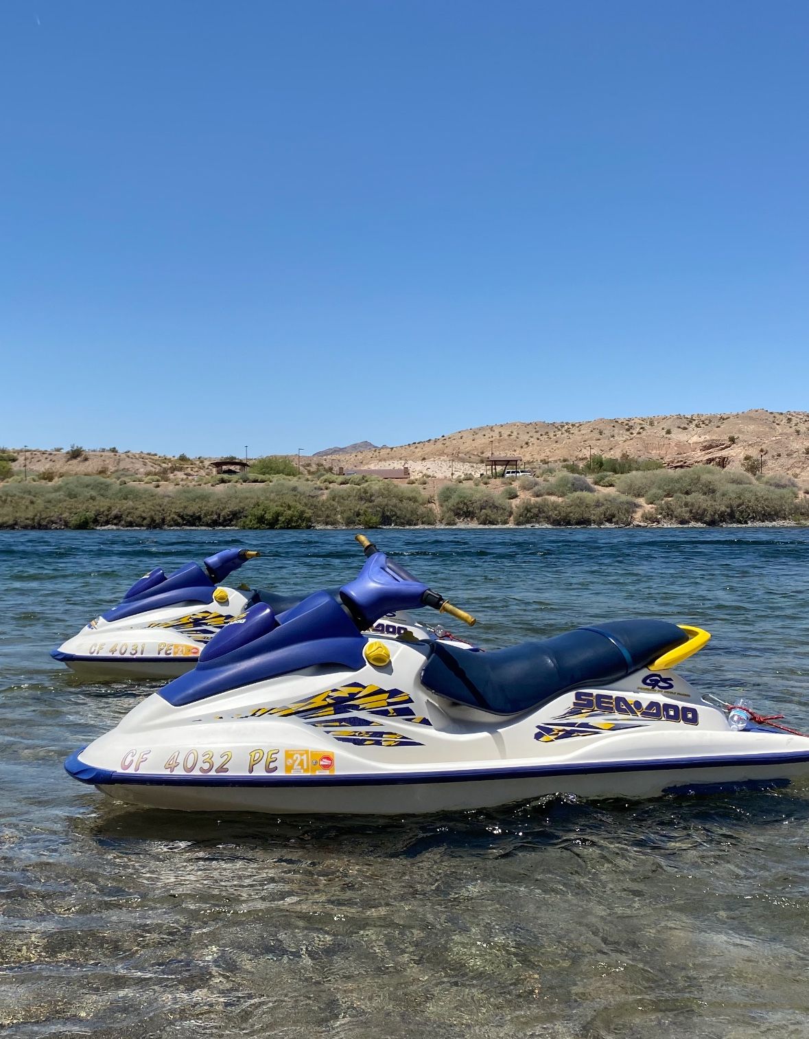 Two Used Seadoos W Trailer