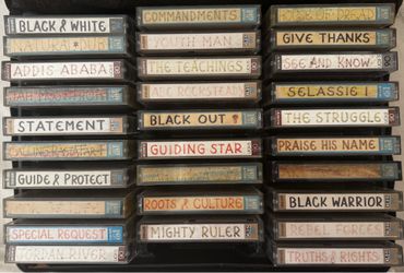 Lot of Roots Reggae Cassette Tapes <> custom-made (40+ hrs) <> + Case <> 70s-80s classic reggae (29 tapes)