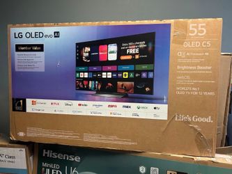 55C5 55” Lg smart 4k oled hdr tv