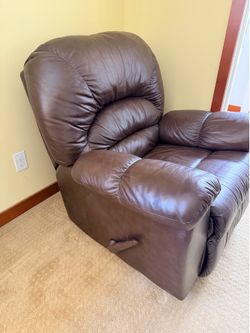Rocking Recliner Leather, $250 OBO