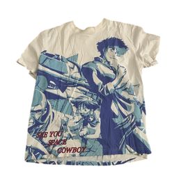Cowboy Bebop "See You Soon Cowboy" Tshirt Vintage Size S