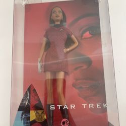 2009 Mattel Star Trek Barbie Doll As Lt. Uhara Pink Label Collector N5503 Nrfb 