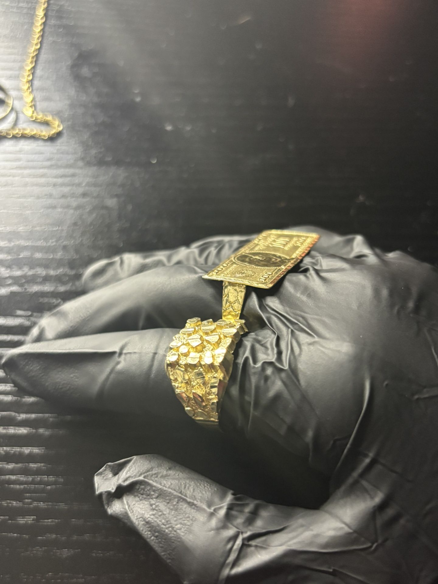 Take both gold rings