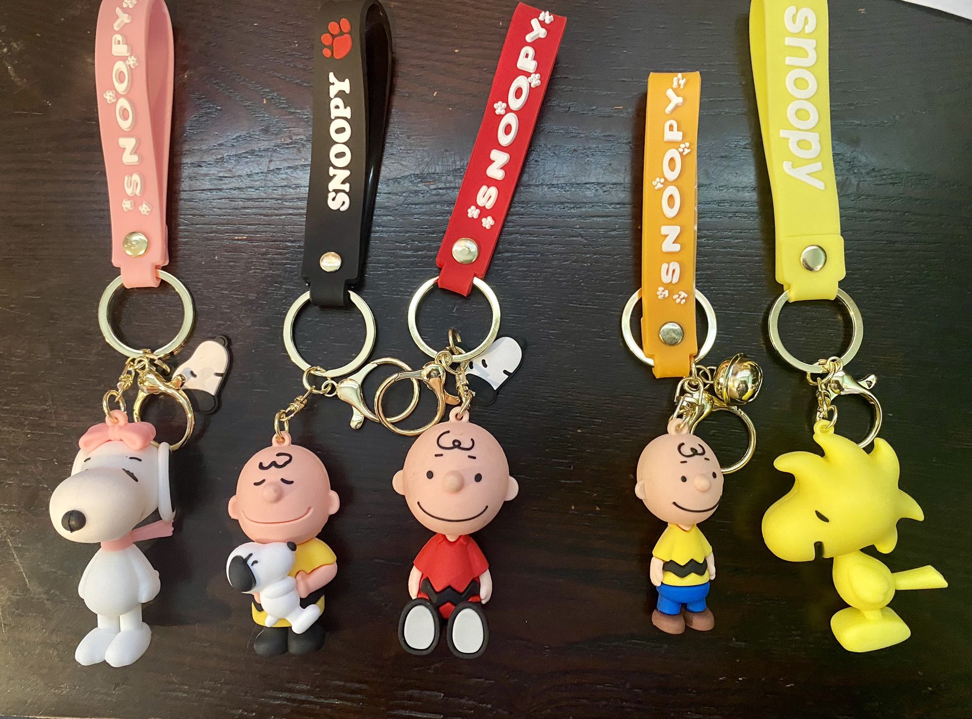 Snoopy Charlie Keychain Key holder Bundle Of 5