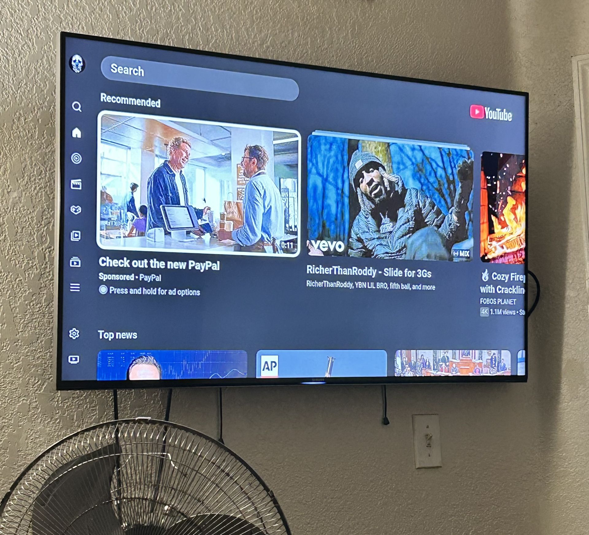 Samsung 55" Full HD Flat Smart Tv 4k