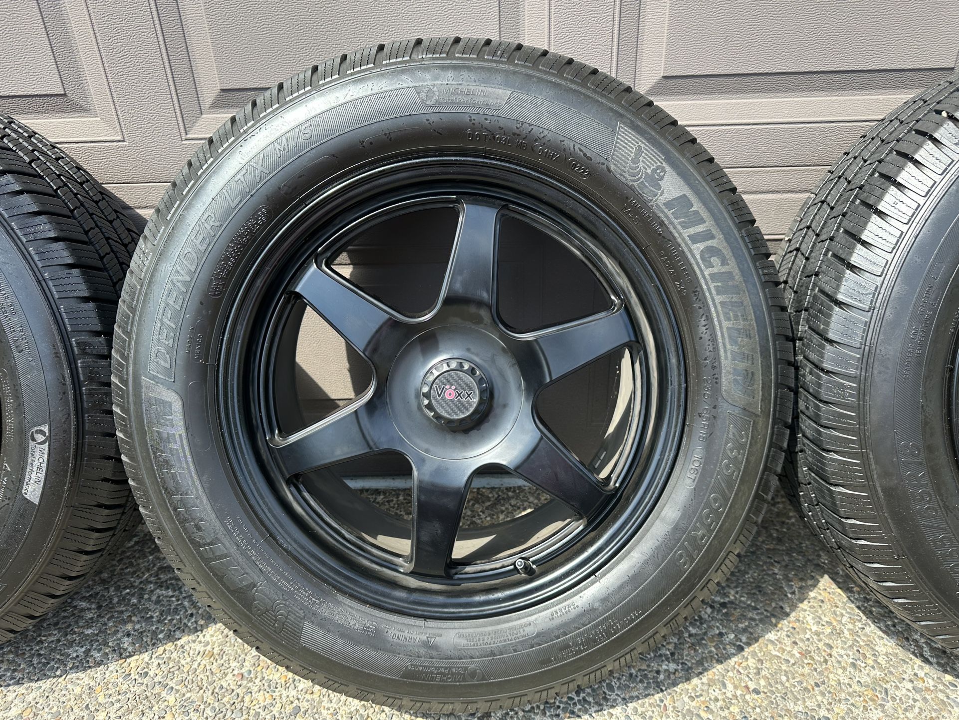 Voxx Riva wheels with Michelin Defender LTX M/S tires Lexus Rx350