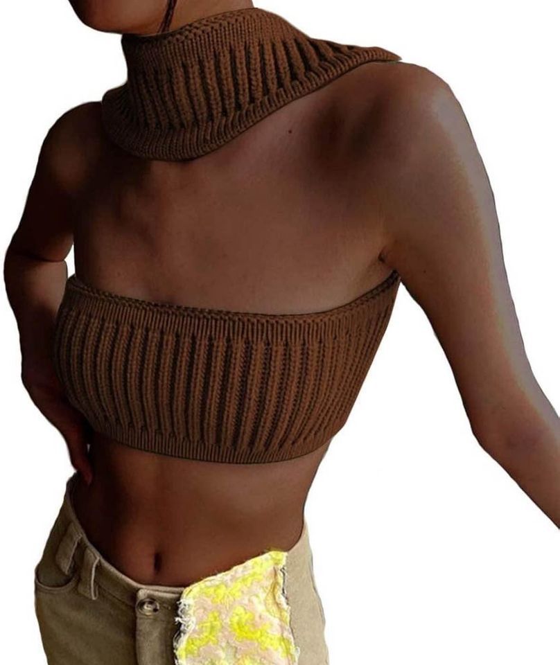 Fall Fashion Sleevless Halter Top