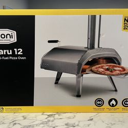 Ooni UU-P25100 Karu 12G 29.7" Multi-Fuel Outdoor Portable Pizza Oven Open