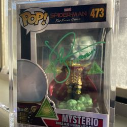 Autographed Mysterio Funko By Jake Gyllenhaal Authentic *checkDescription* 