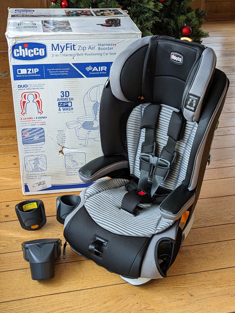 Chicco Myfit Zip Air Q Collection Child Car Seat Harness  Booster for  Sale in Seattle, WA OfferUp