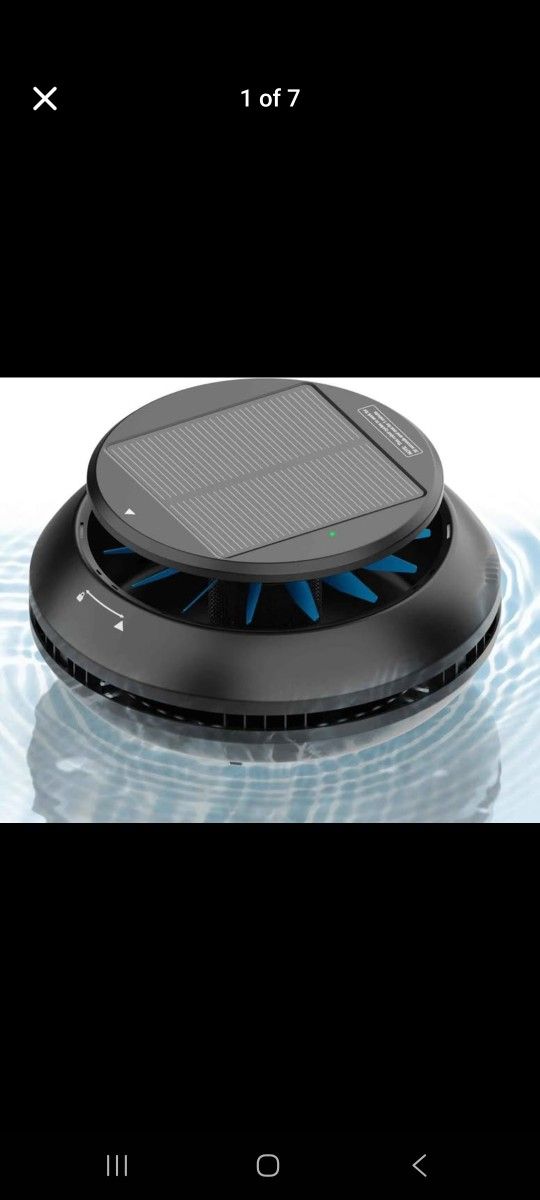 Solar-Powered Robotic Pool Skimmer - Cordless Automatic Pool Cleaner, Spot Cleaning & Self-Parking R