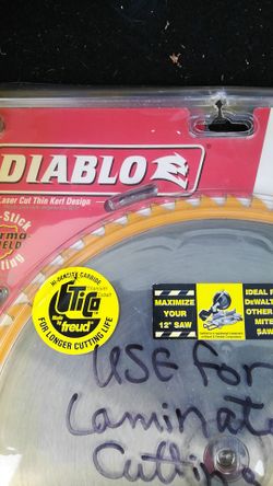 Diablo 12 in wood blade