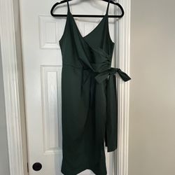 Green Wrap Dress