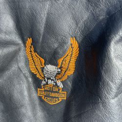 Vintage Men’s Harley Davidson Rugged 100% Leather Jacket