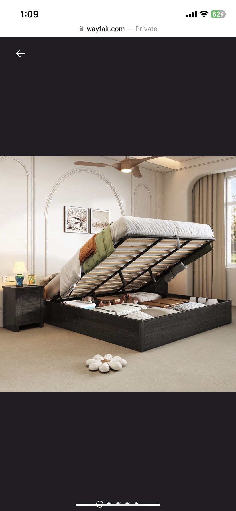 King Size Lift Storage Bed