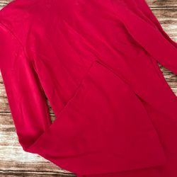 Venus T-Neck Zip Back Too W/wide bell Sleeves 