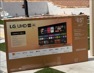 65UA77 65” Lg smart 4k led Uhd tv