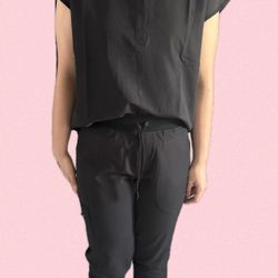 New Black Medical Scrubs