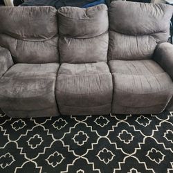 La-Z-Boy Microfiber Recliner Couch