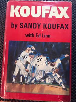 Signed Sandy Koufax Autobiography Book