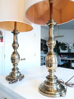 Collectors vintage stiffel brass lamps, beautiful lamps , like new,  Must See,  gourgeous Accent Unique Lamps $399
