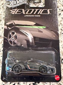 Hot Wheels Exotics Lamborghini Veneno Silver Series