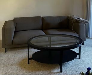 PICK UP TODAY – Large Brown Couch (99.5” L x 38” D x 28.5” H)