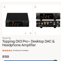 Topping DX3 Pro+ Desktop DAC & Headphone Amplifier

