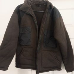 Brown And Black Wool Jacket