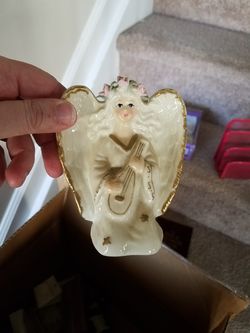 angel candle holder