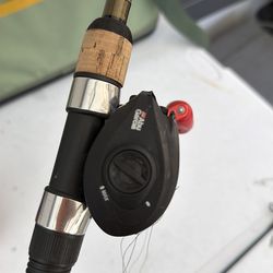 Abu garcia black max fishing reel and rod