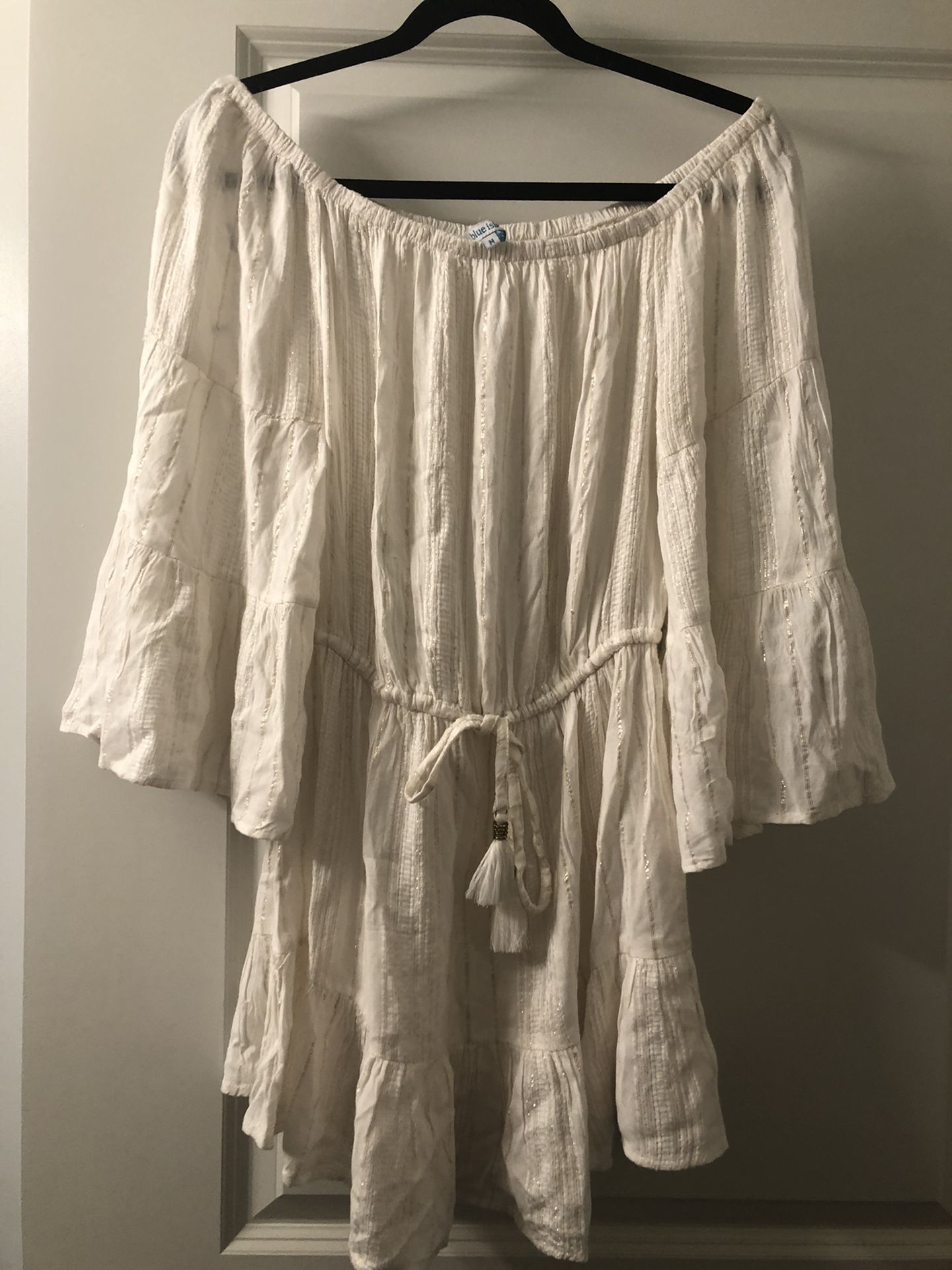 New, women's tunic dress with Rulex, natural composition, made in India, size M