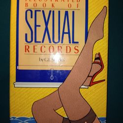 Sexual Records Illustrated Book By G.L Simons ( Vintage 1984)
