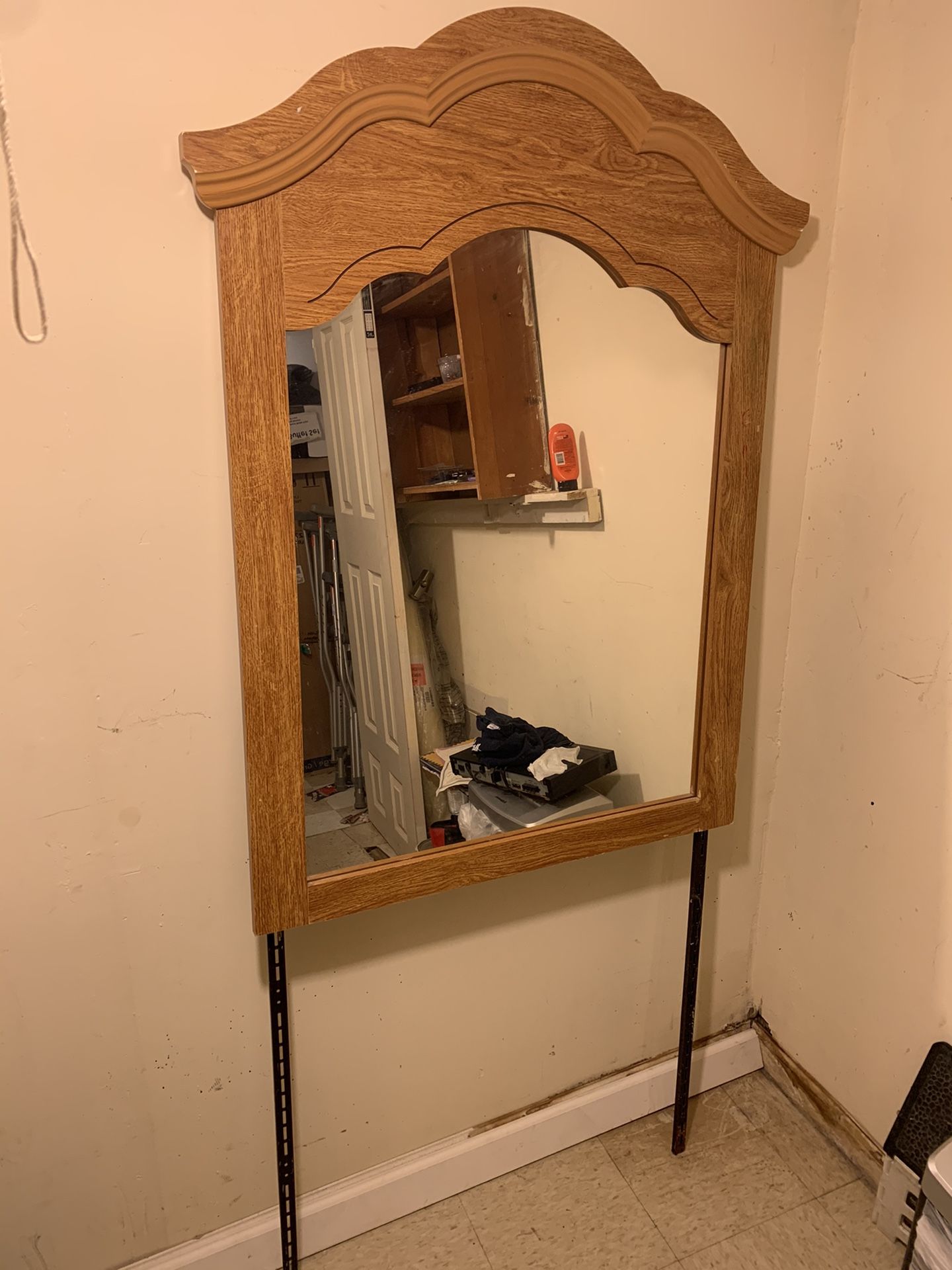 Antique dresser mirror