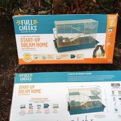Small Animal Cage & Kit - Full Cheeks Start Up Dream Home