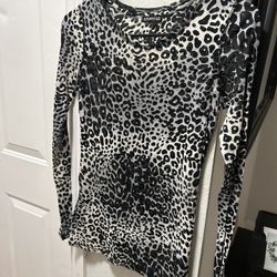 Thin Animal Print Shirt