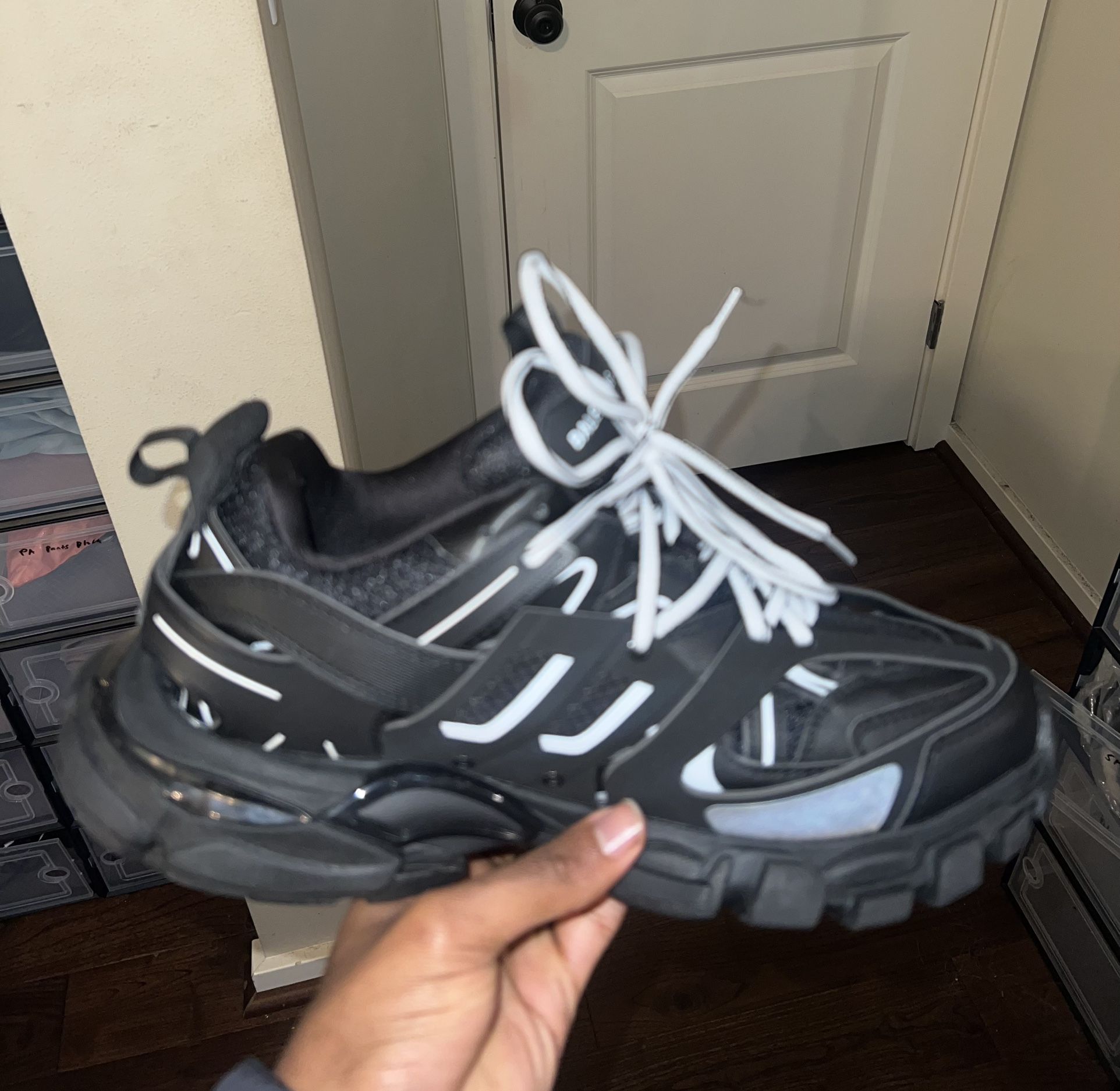Balenciaga Track Runners (Black) 