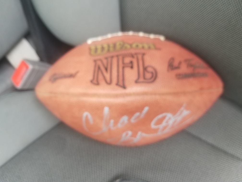 Seahawk Chad Brown Autographed Ball 