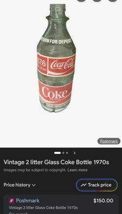 1979 Big Boy 2 Liter Glass Coke Bottle
