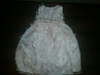 4t peach special occasion dress