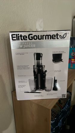 Cold press juicer