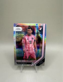 2026 Topps MLS Chrome Lionel Messi Prism Refractor Inter Miami