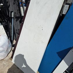 For Free- 10 Pieces , USED white Wooden Table Tops 26"X60" For Cubicles Or Tables