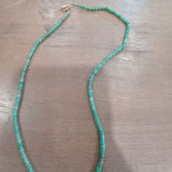 Vintage Turquoise Thin Necklace 