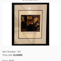 Warner Bros. Tweety & Granny Looney Tunes Framed Art Print Animation Collectible