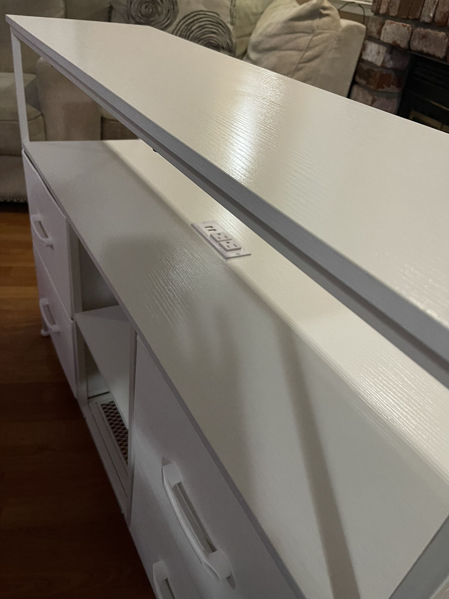 TV Stand Dresser with Power Outlets 4 Drawers (BRAND NEW!!!)