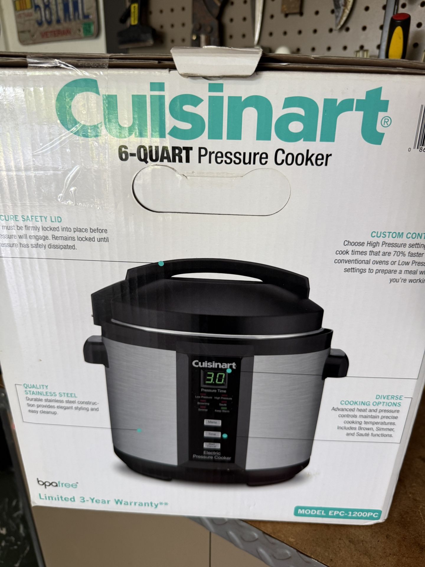 Cuisinart 6-Quart Pressure Cooker in great shape!  