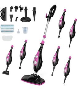 Steam Mop (Black And Pink)
