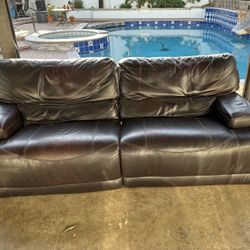 Free Leather Recliner Sofa