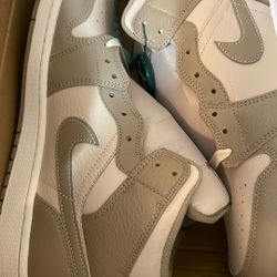 Light Brown Jordans Mid